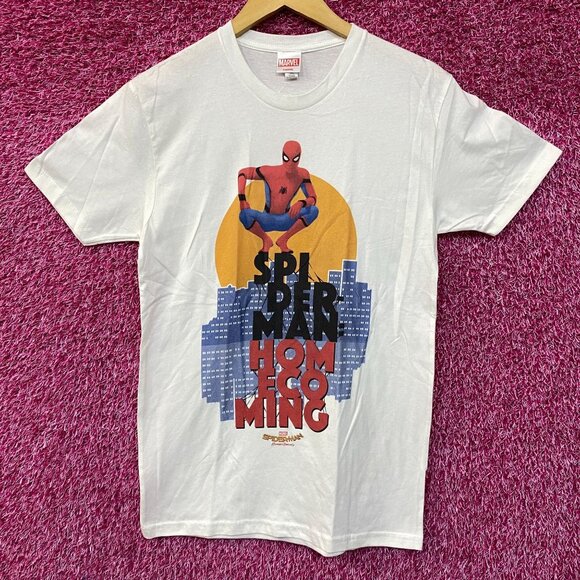 Marvel Spider-Man Homecoming City Graphic T-Shirt Small - Picture 1 of 4